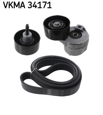 Kit de correias trapezoidais estriadas SKF ref. VKMA 34171